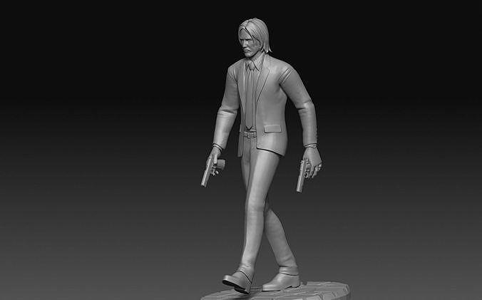 john wick ready for print 3D print model