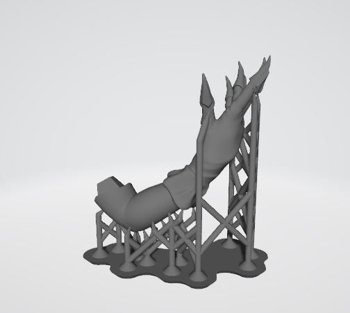 Catwoman Steampunk Pinup 3D print model_36