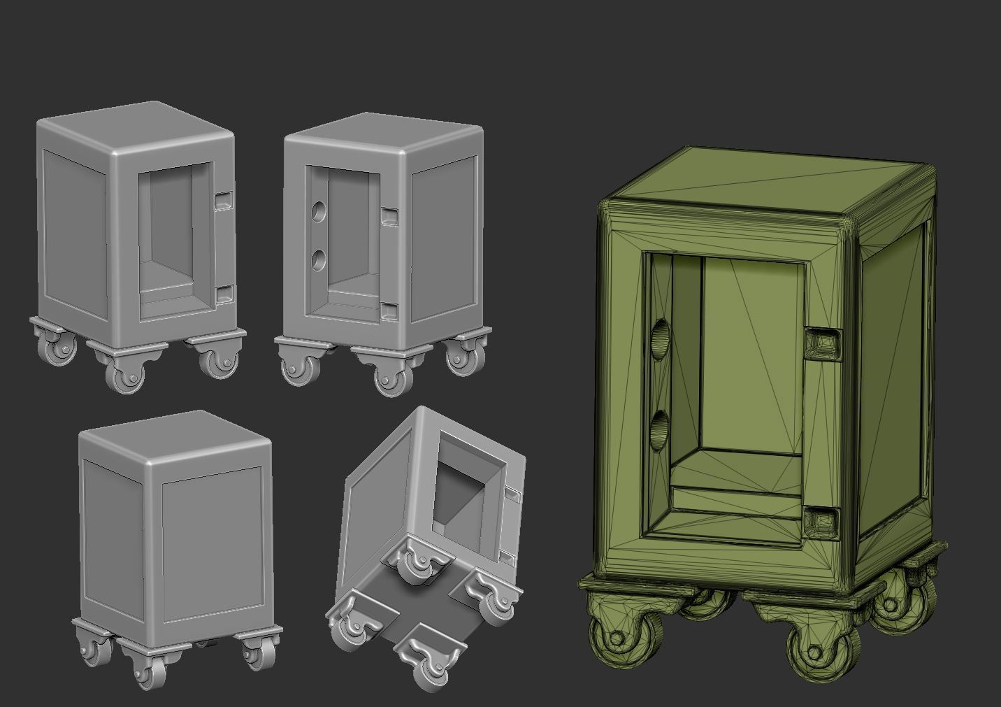 Catwoman Steampunk Pinup 3D print model_13