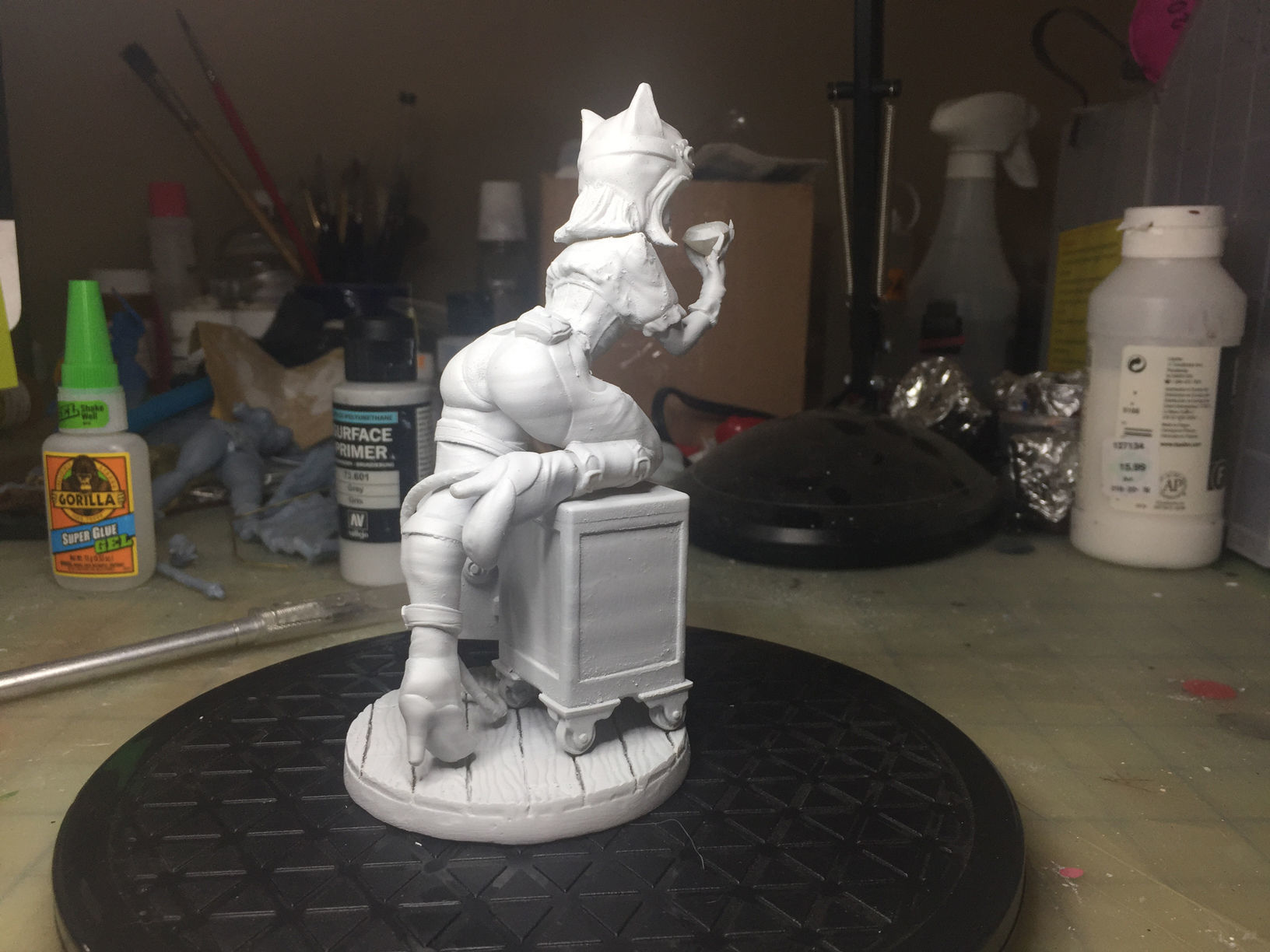 Catwoman Steampunk Pinup 3D print model_52