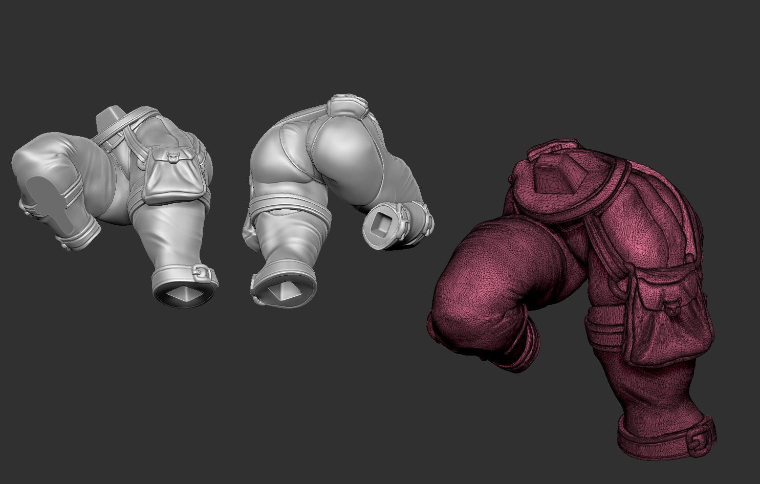 Catwoman Steampunk Pinup 3D print model_10