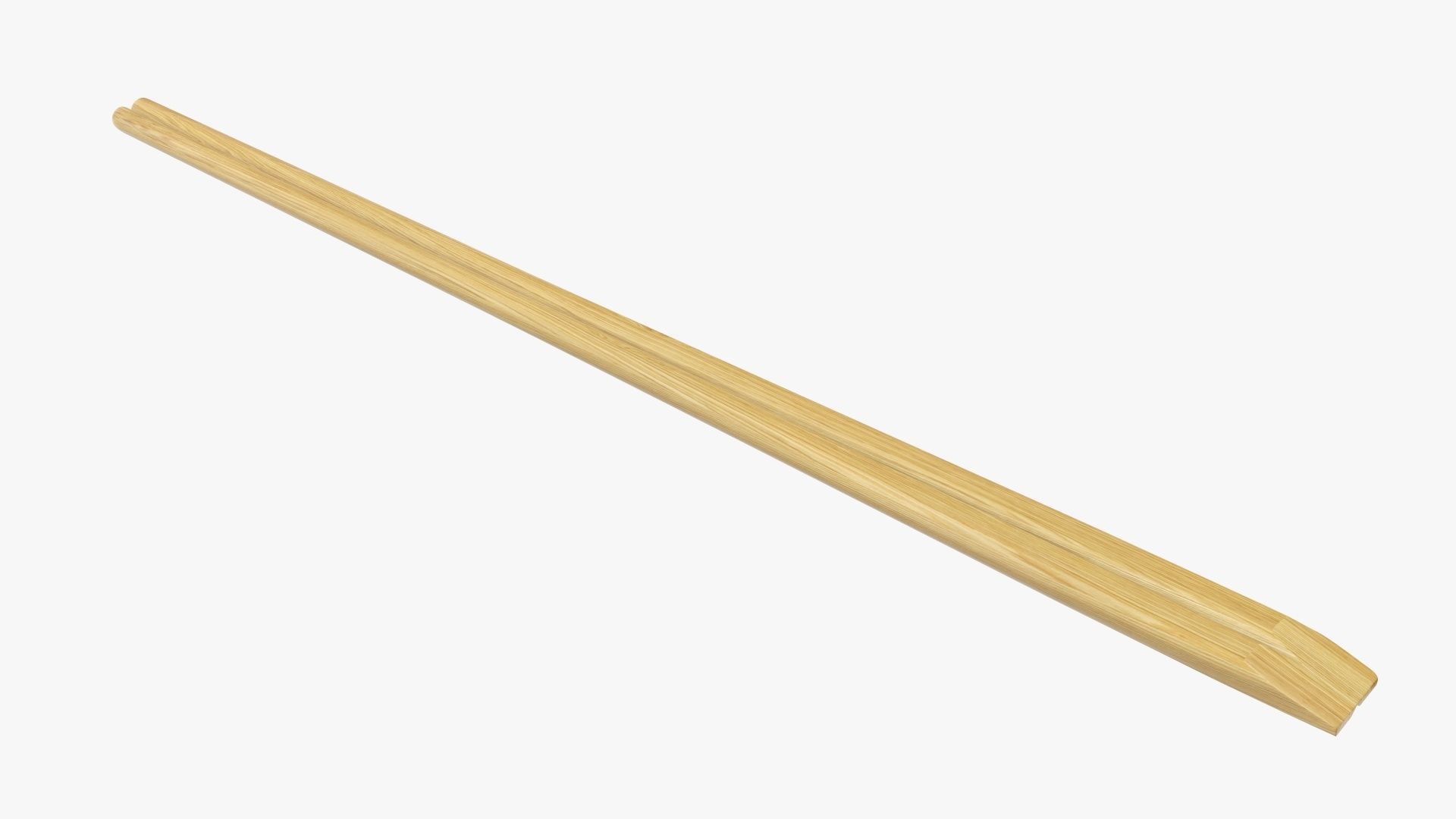 Chopsticks wood in paper cover 3D model_8