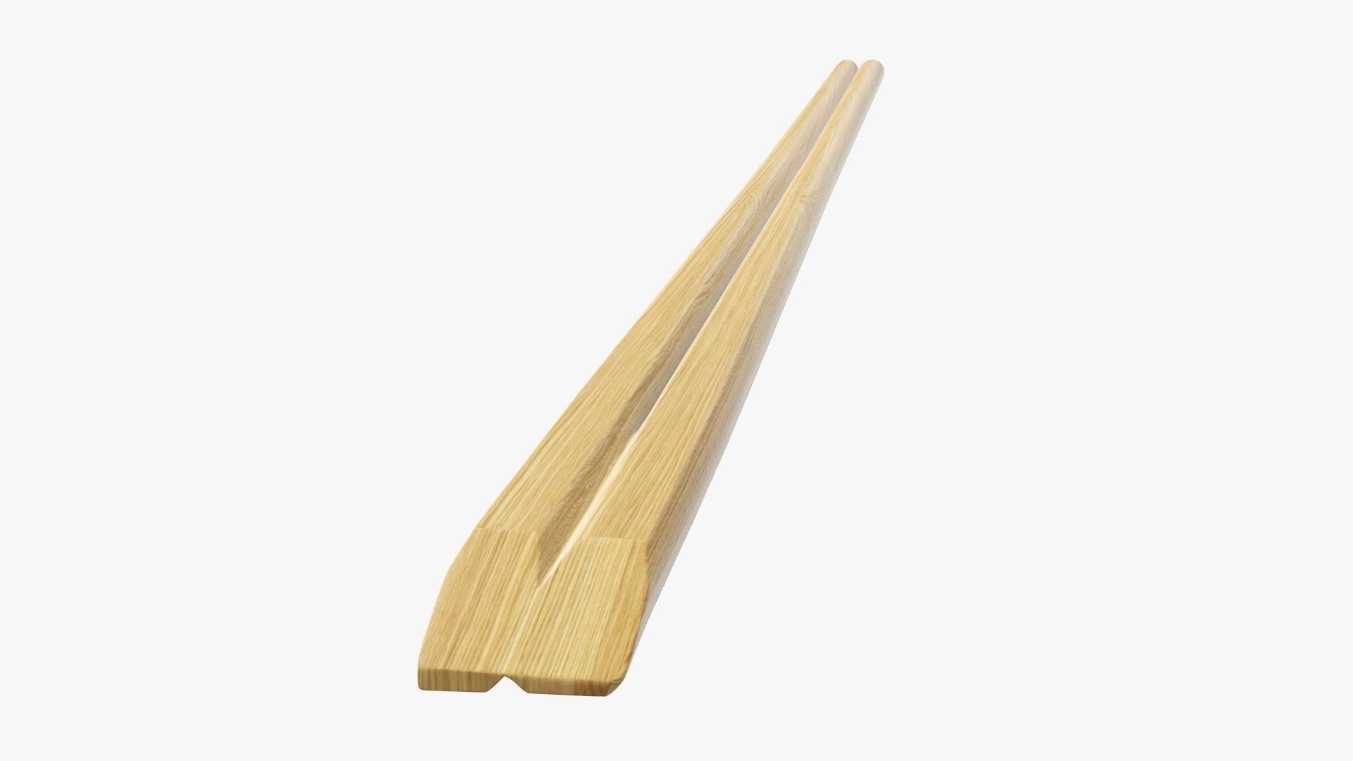Chopsticks wood in paper cover 3D model_9