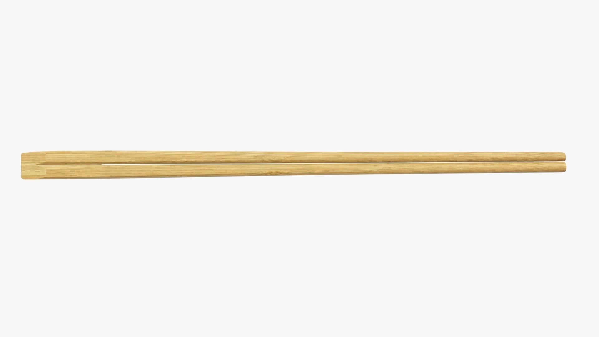 Chopsticks wood in paper cover 3D model_6