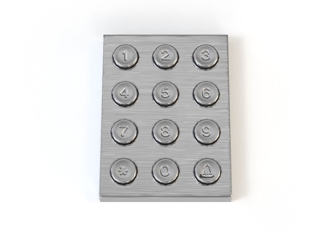 Code Lock 3D model