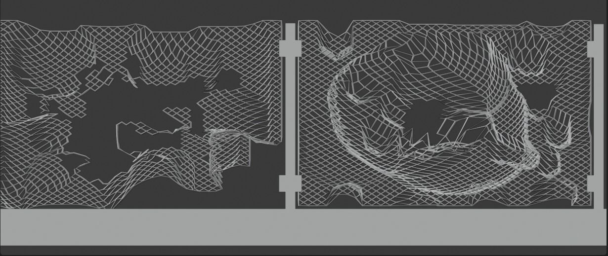 chain-link fences 3D model_7