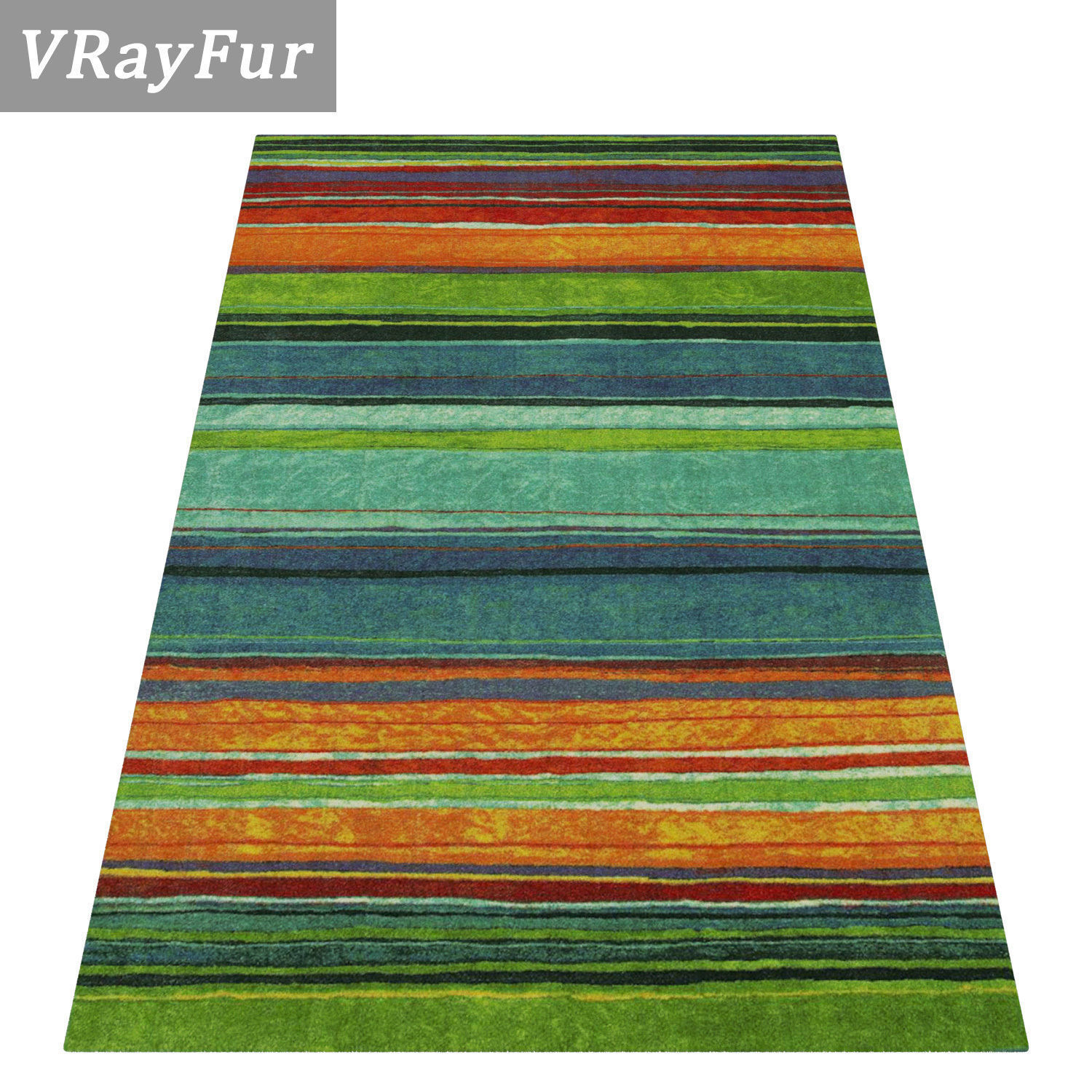 Rug Set 862 3D model_2