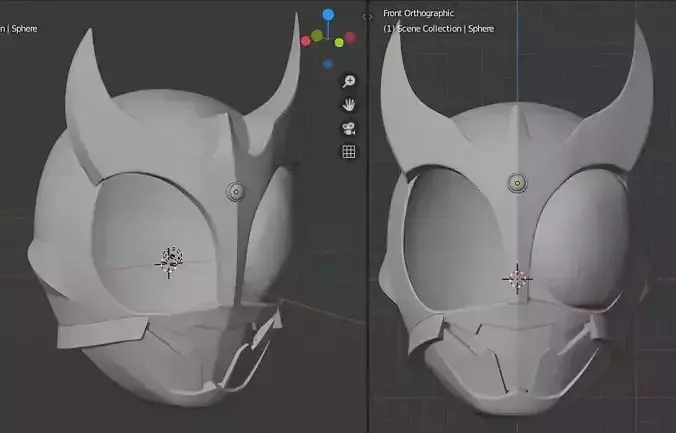 Kamen Rider Kuuga Basic form 3d printable helmet
