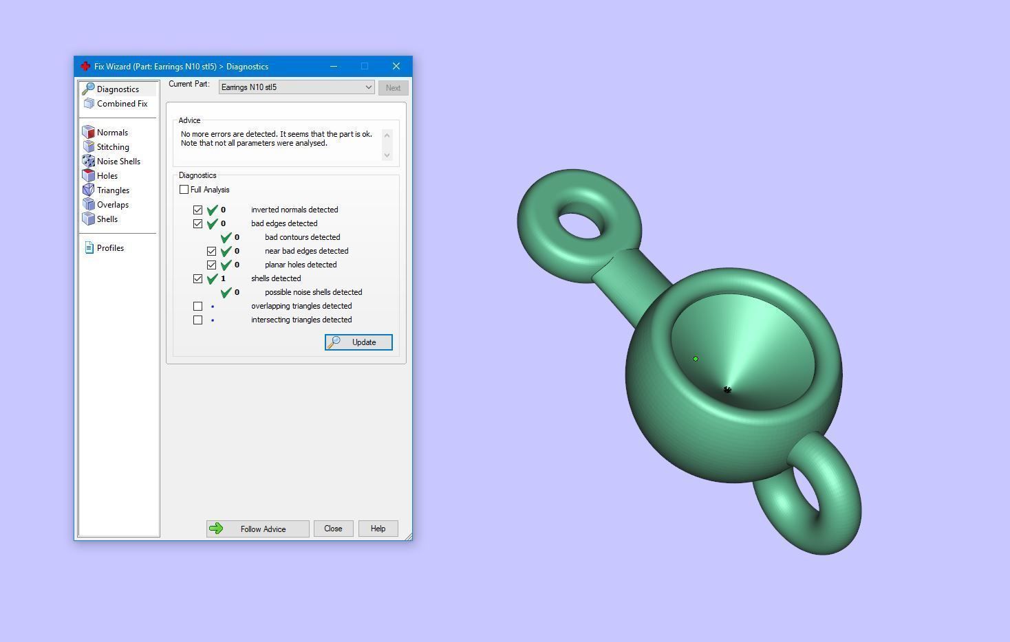 Earrings N10 3D print model_6