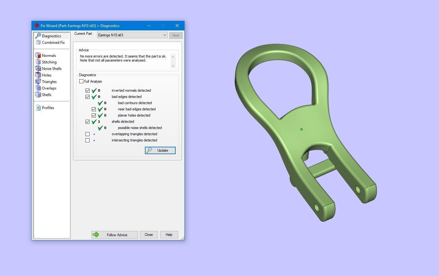 Earrings N10 3D print model_5