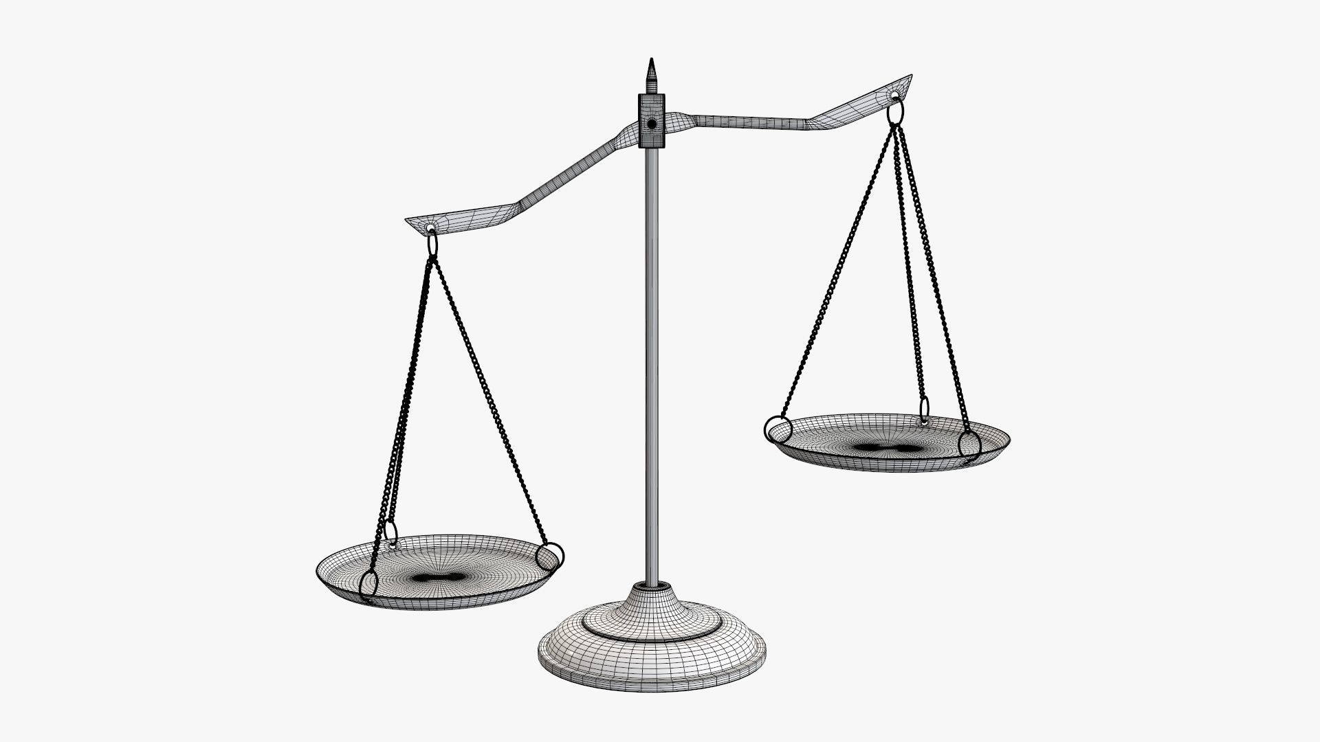 Scale balance  3D model_5