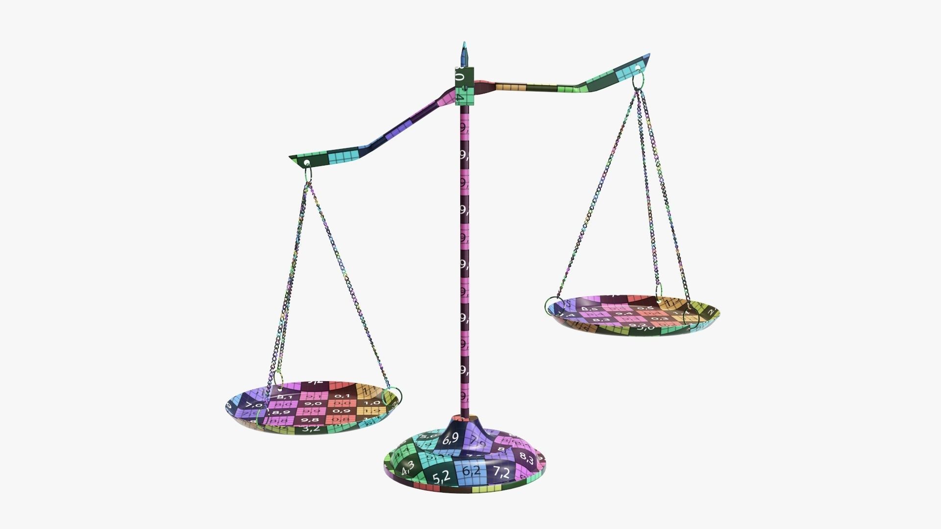 Scale balance  3D model_10