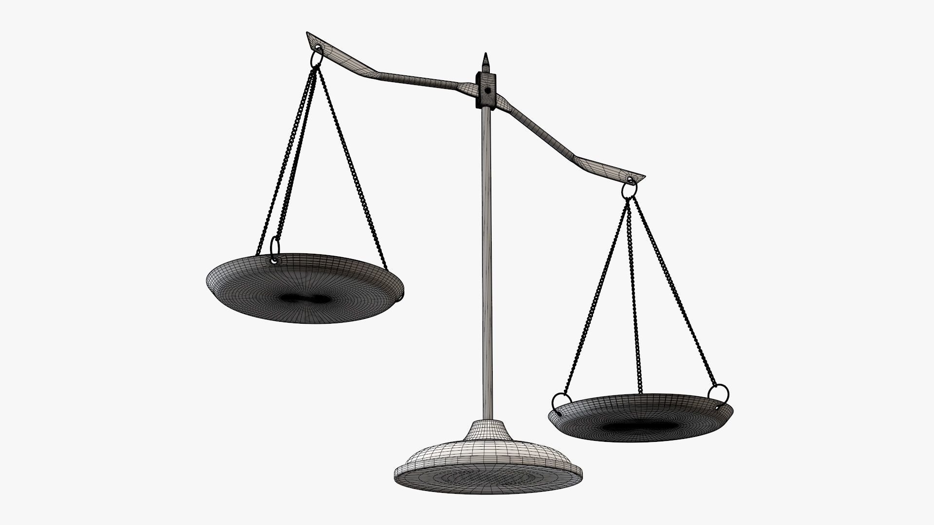 Scale balance  3D model_7