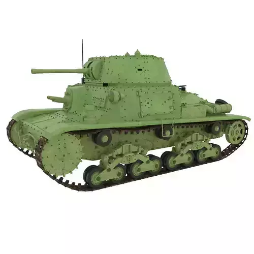 tank 3d model japanese 3D model