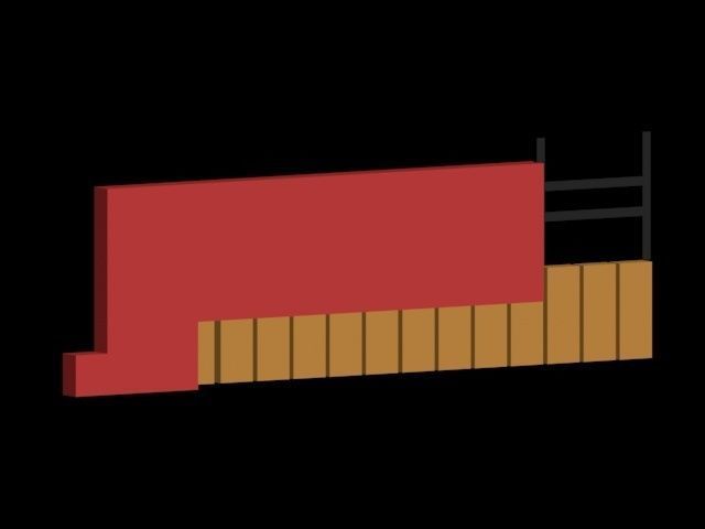 3D Bungalow Home Design   Low-poly 3D model_2