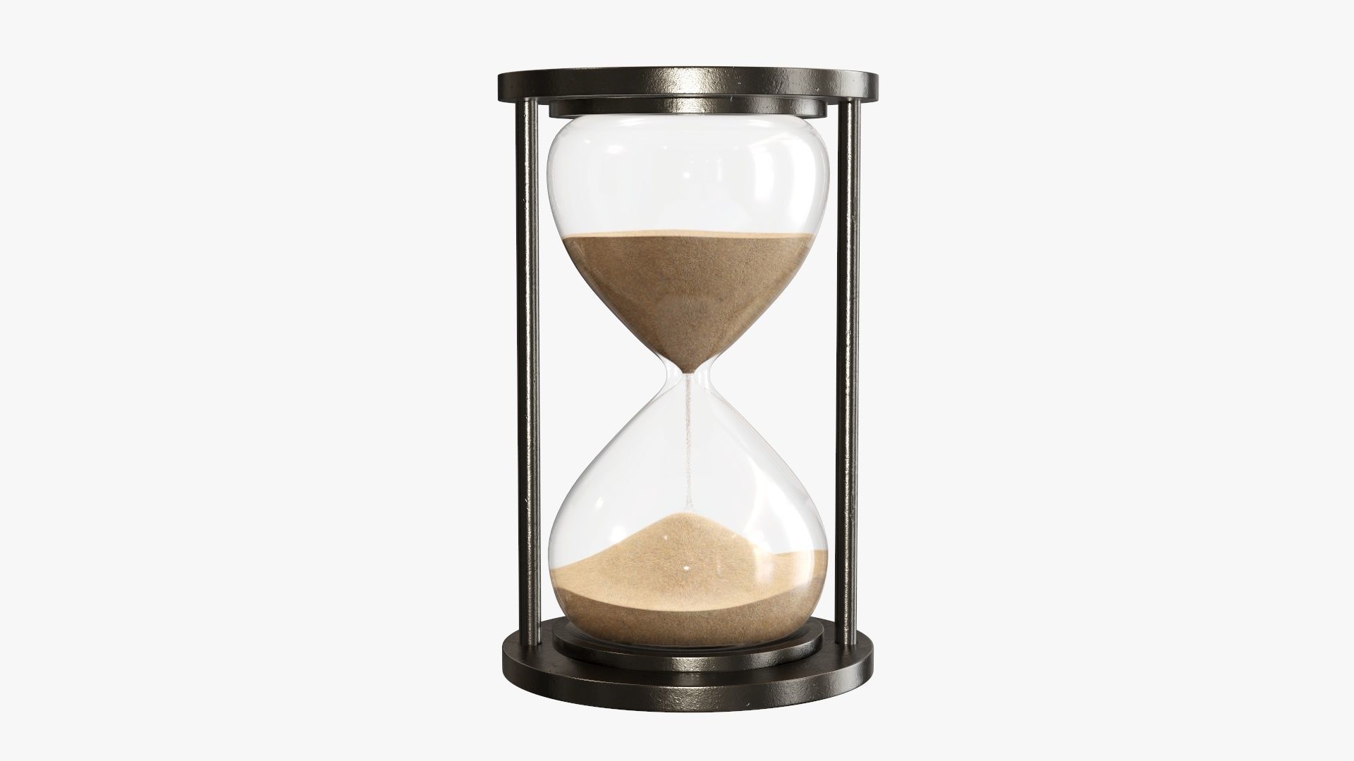 Hourglass Sandglass Egg Sand Timer Clock 04 3d Model Cgtrader