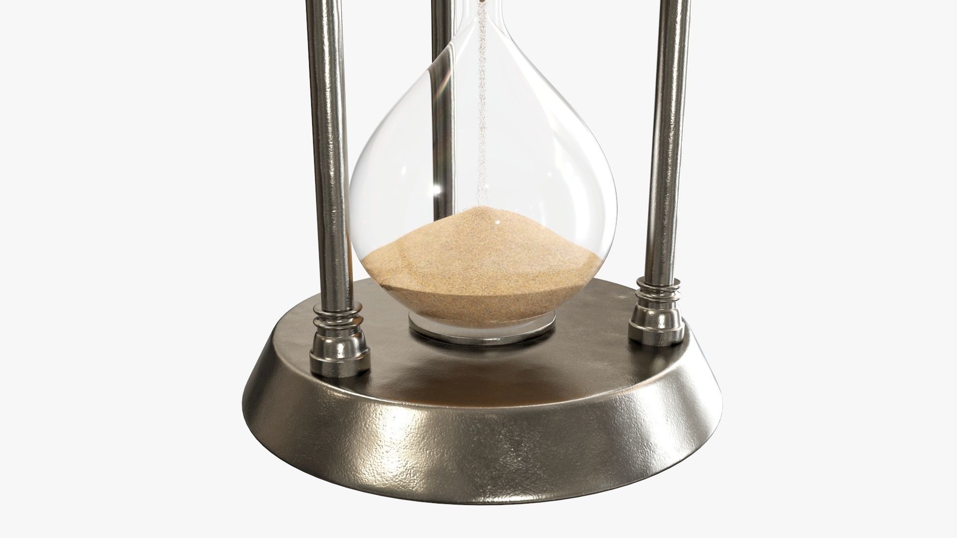 Hourglass sandglass egg sand timer clock 05 3D model_3