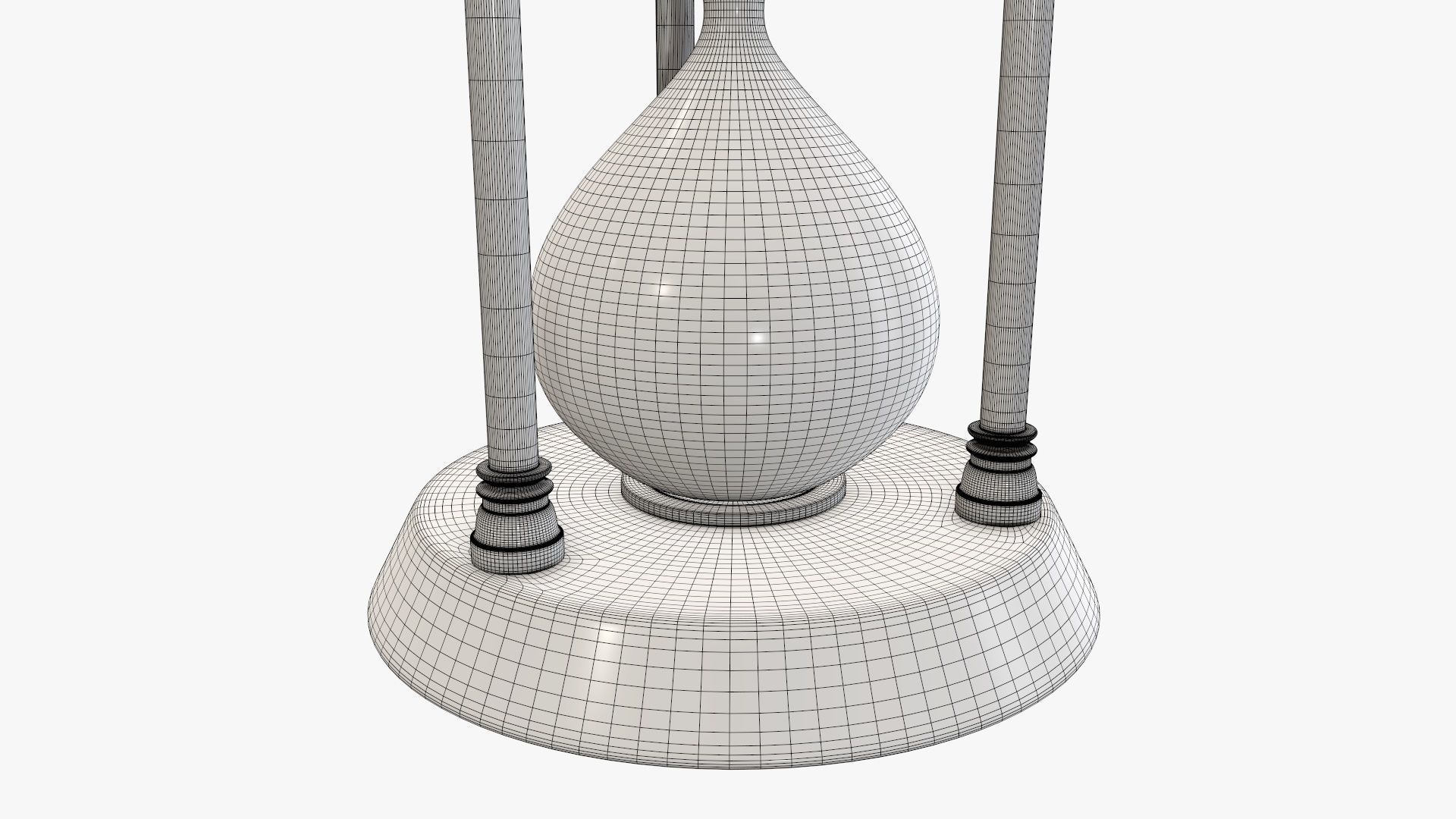 Hourglass sandglass egg sand timer clock 05 3D model_7