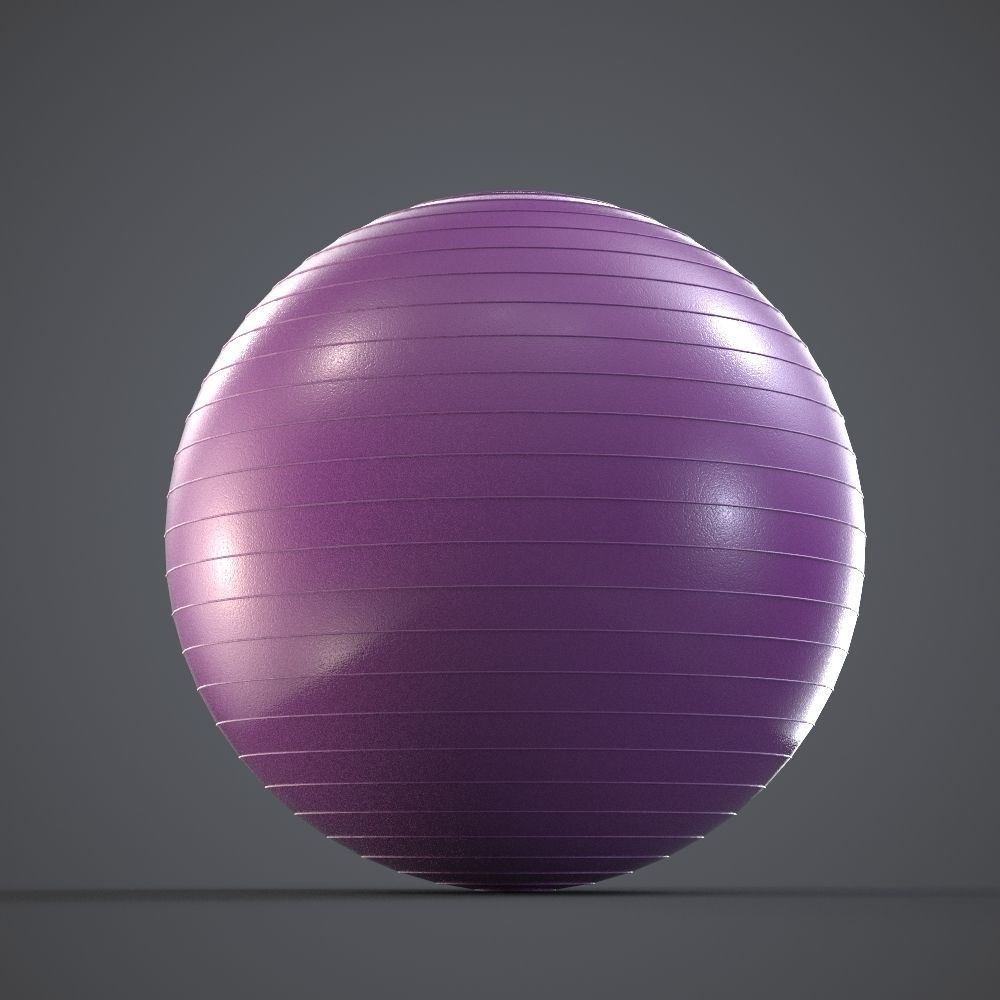 Exercise Ball Low-poly 3D model_3