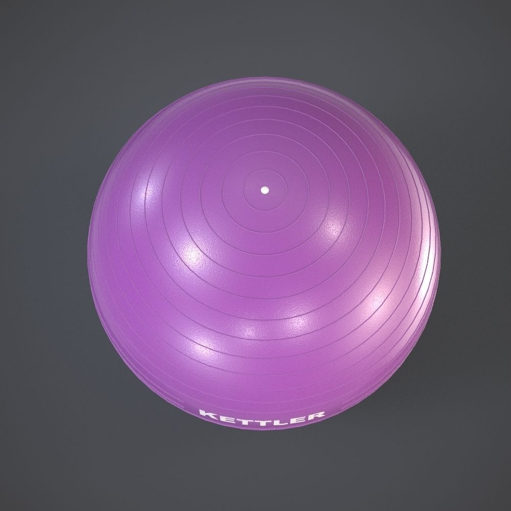 Exercise Ball Low-poly 3D model_2