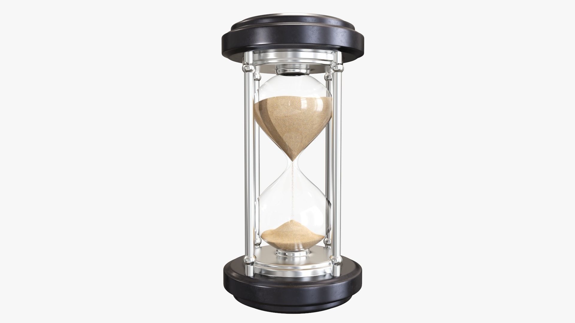 Hourglass sandglass egg sand timer clock 06 3D model_2