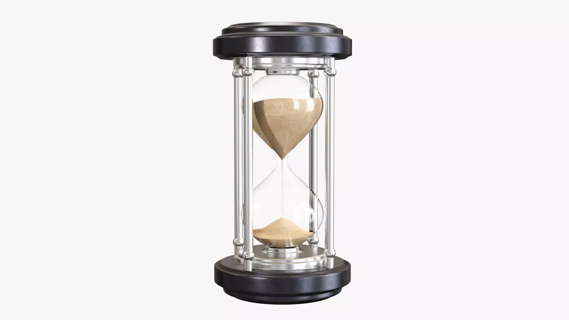 Hourglass sandglass egg sand timer clock 06 3D model_0