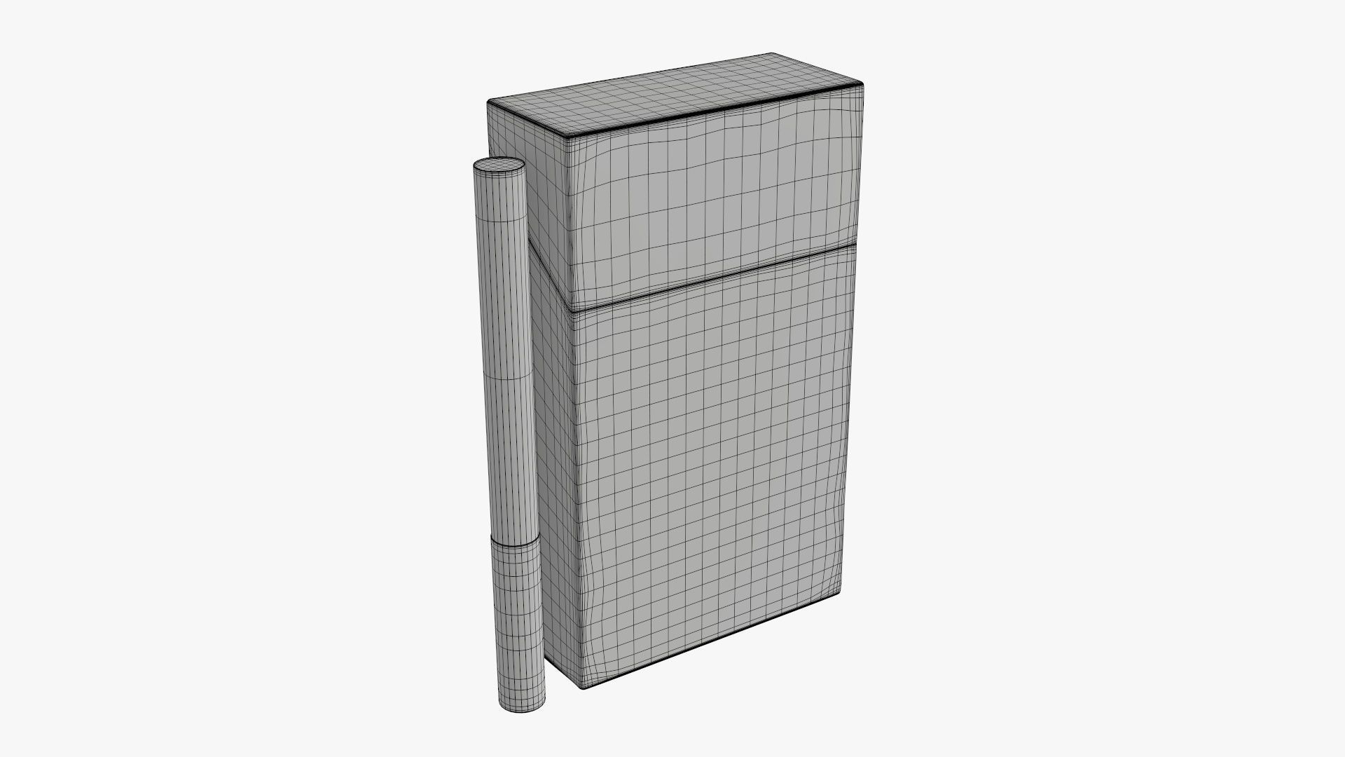 Mode cigarettes KENT slim compact pack closed 3D model_6