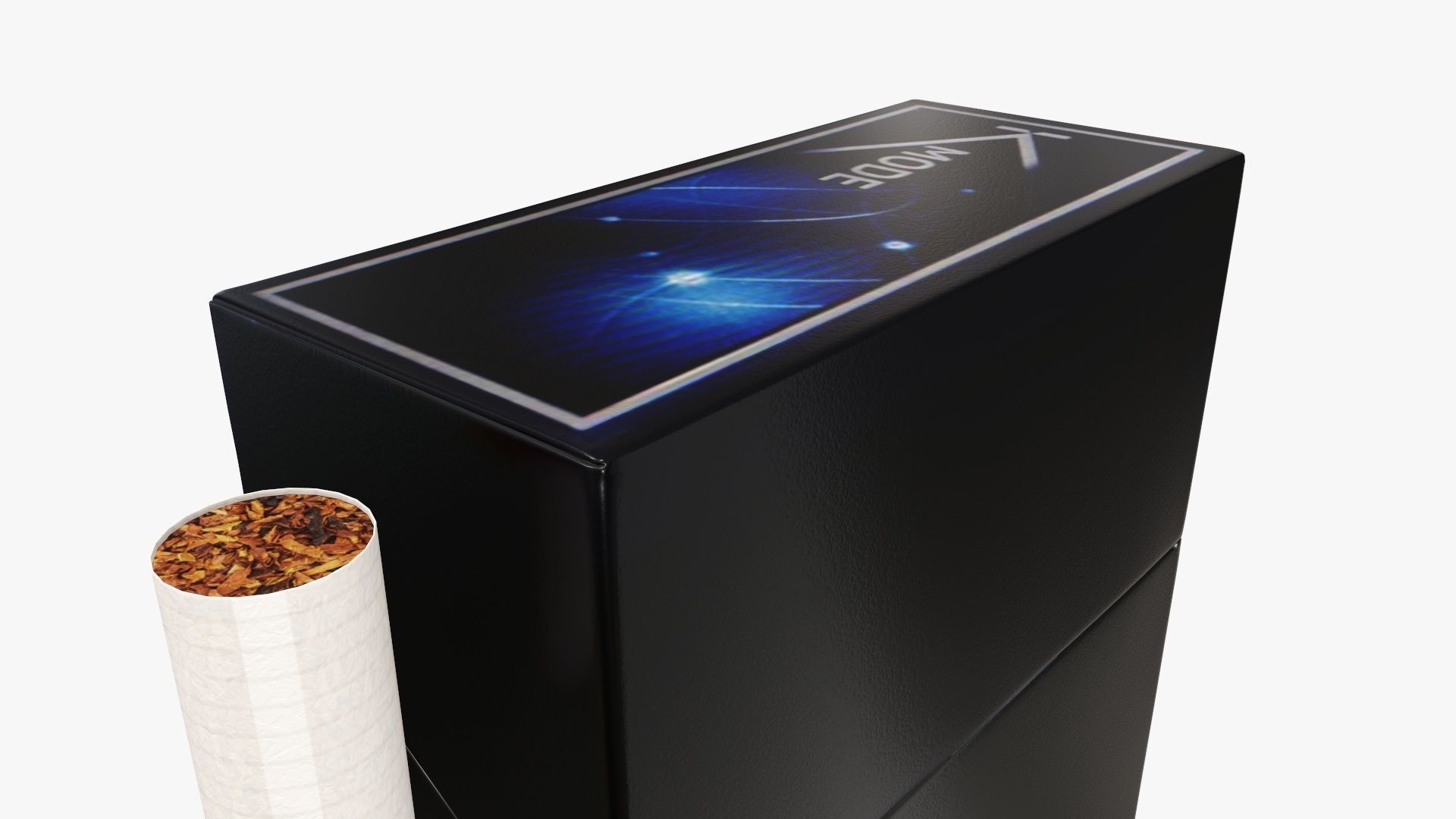 Mode cigarettes KENT slim compact pack closed 3D model_5