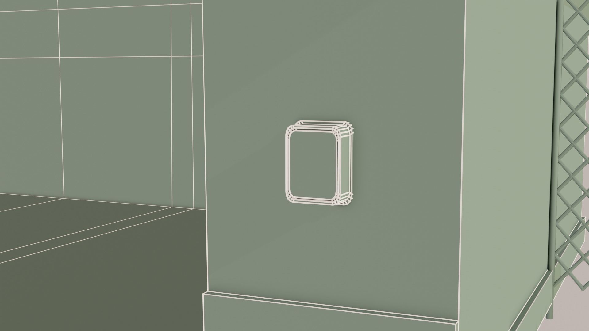 Cyberpunk Garage Building Low-poly 3D model_33