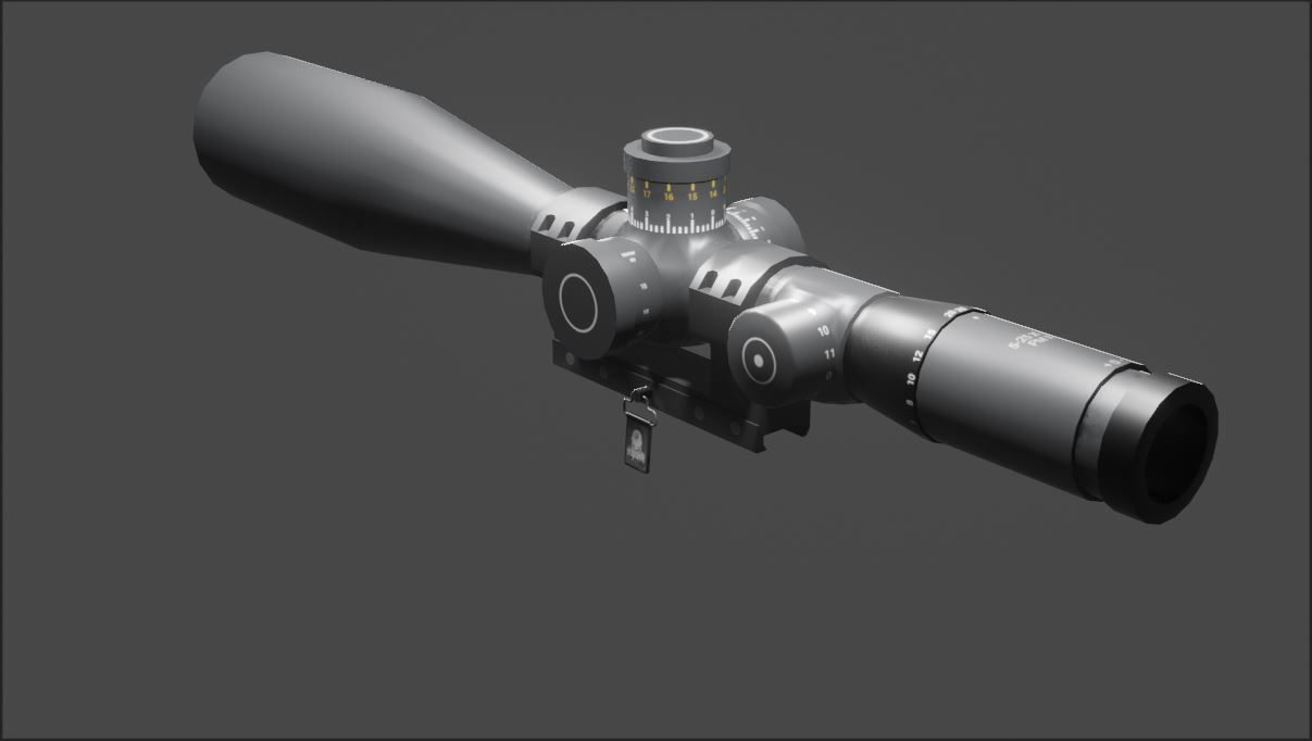 AWM sniper Free low-poly 3D model_2