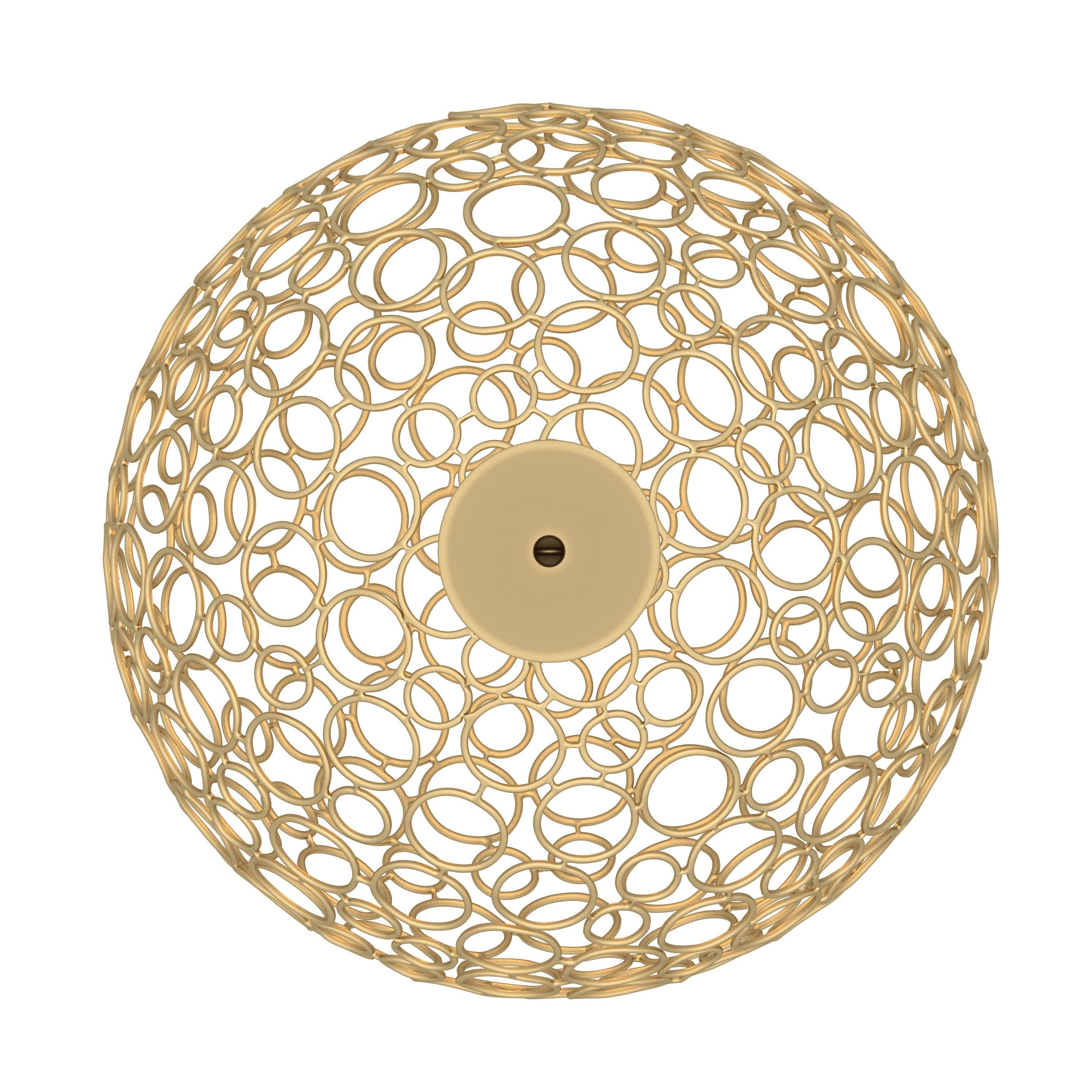 Shades of light Circle Sphere Pendant Small 3D model_5