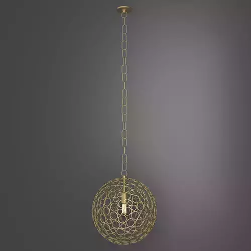 Shades of light Circle Sphere Pendant Small 3D model