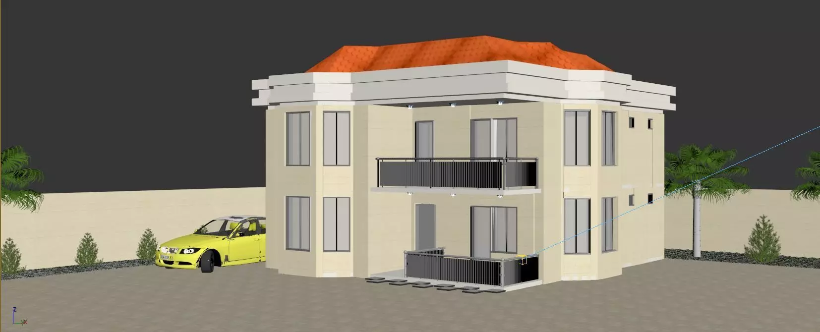 Building villa 3D model
