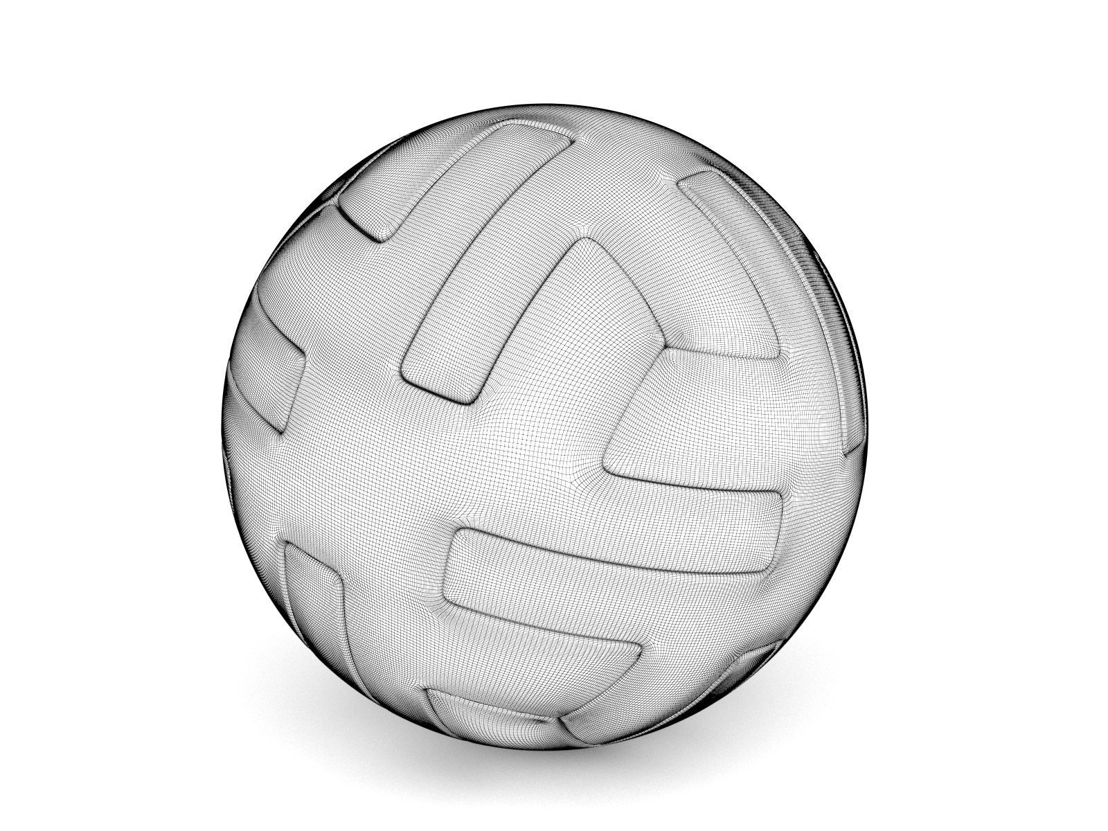 Soccer ball 02 3D model_1