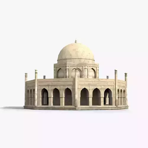 Arab x12 Low-poly 3D model