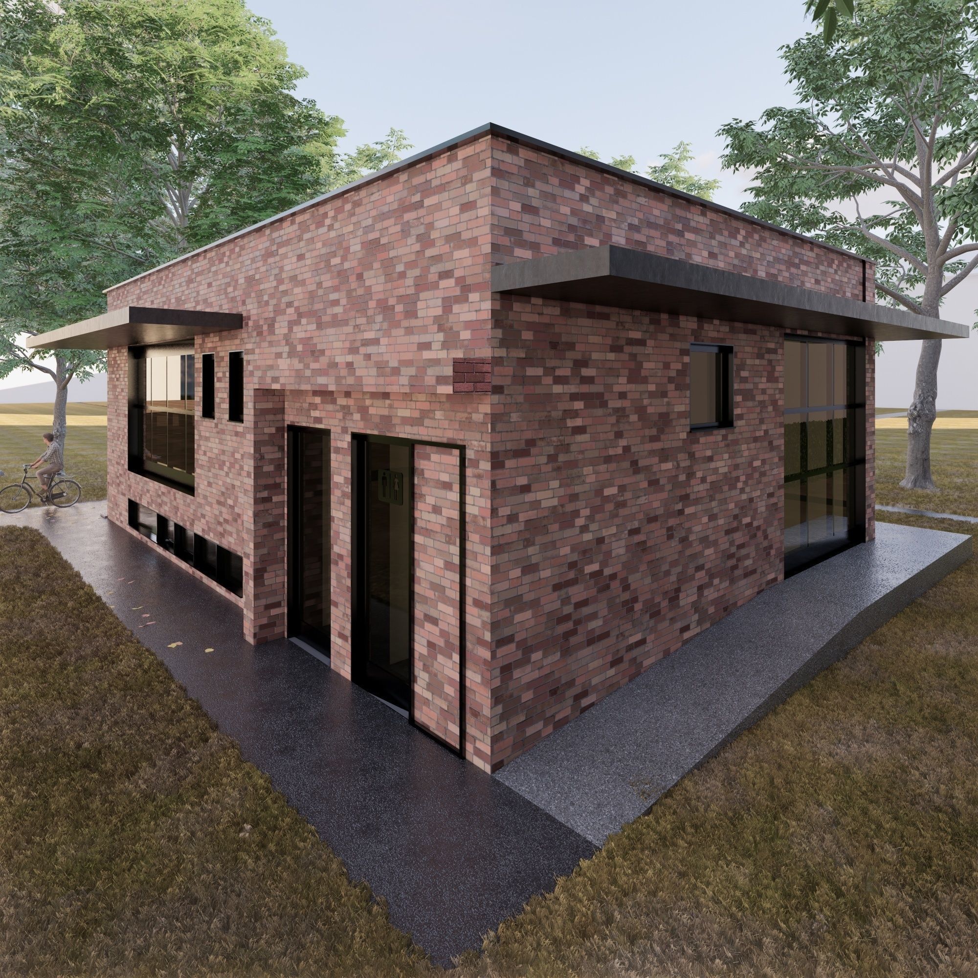 Coffee Shop 1 Low-poly 3D model_4