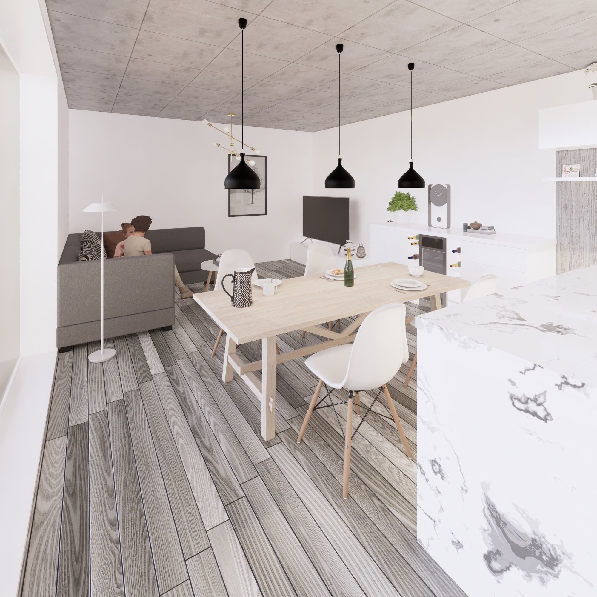 Family House 2 3D model_7