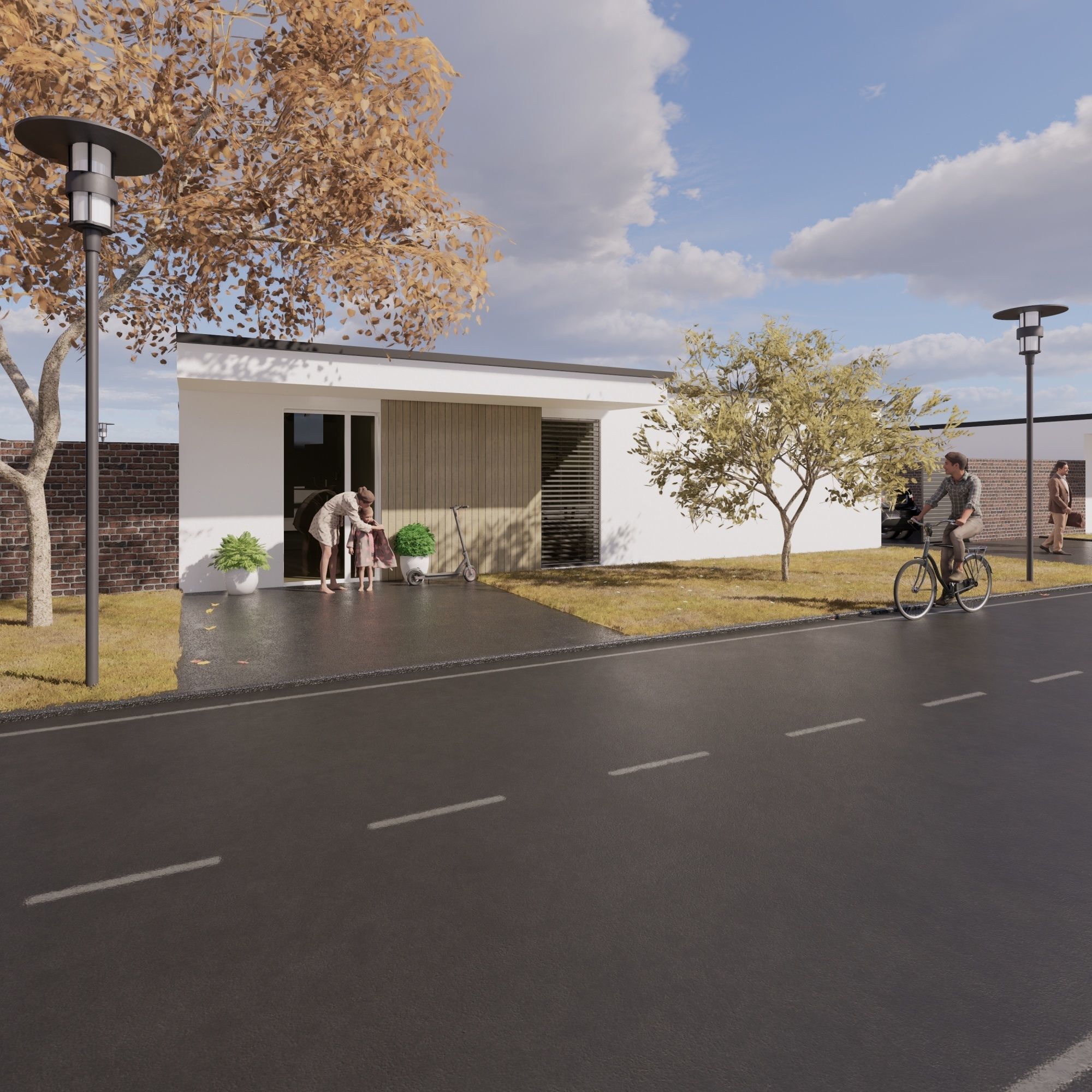 Family House 2 3D model_1