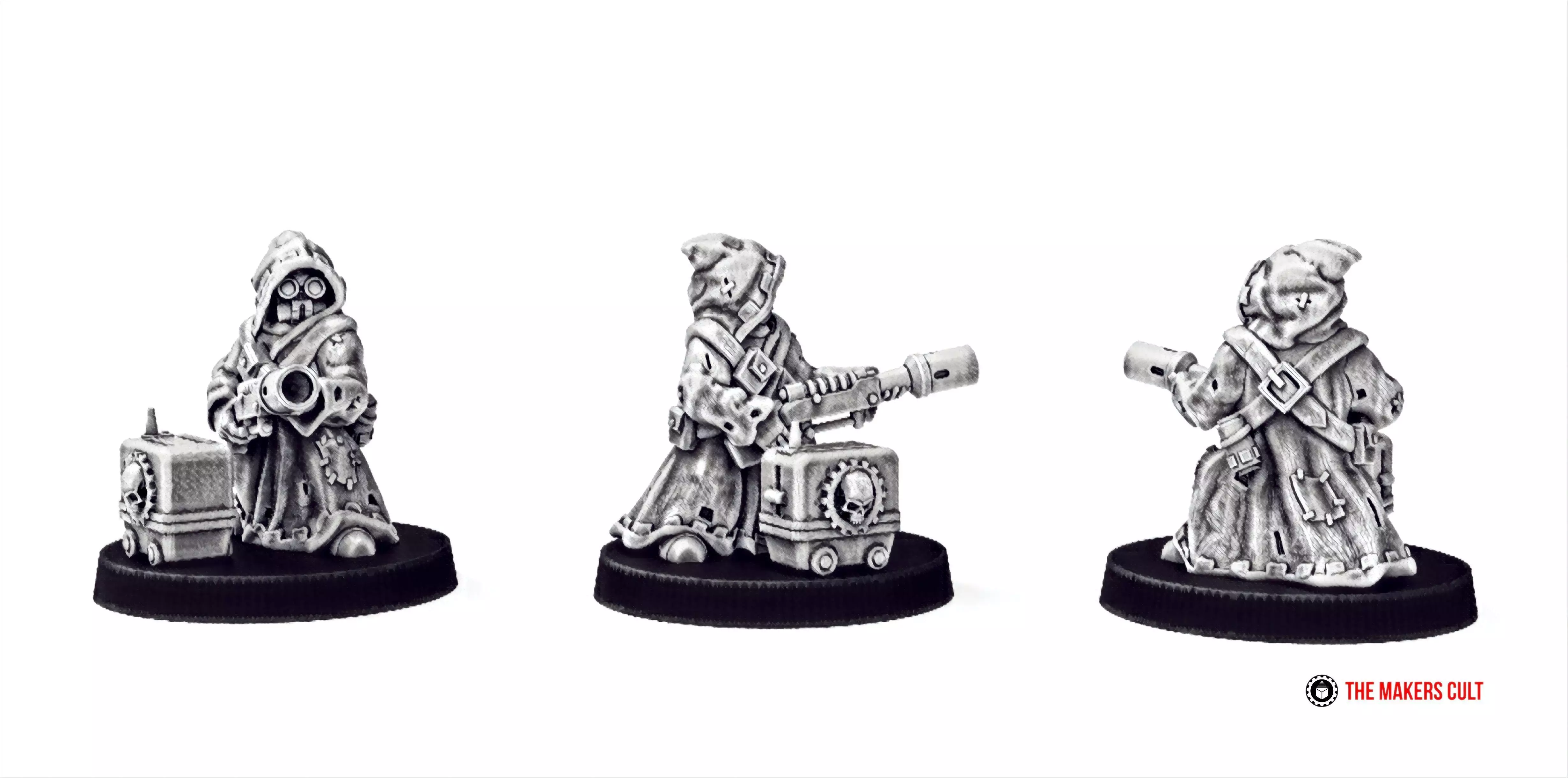 Dark Techno Lil Cultist and his companion 3D print model_0