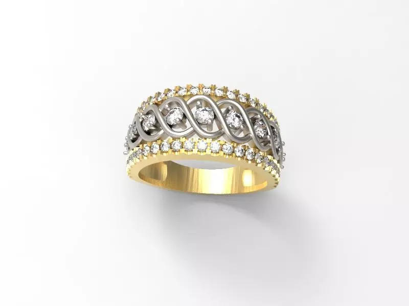 3D Print Ring Model 07 3D print model
