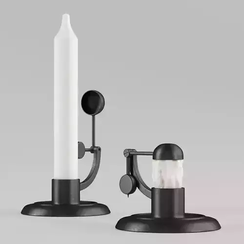 HAY Moment candleholder black
