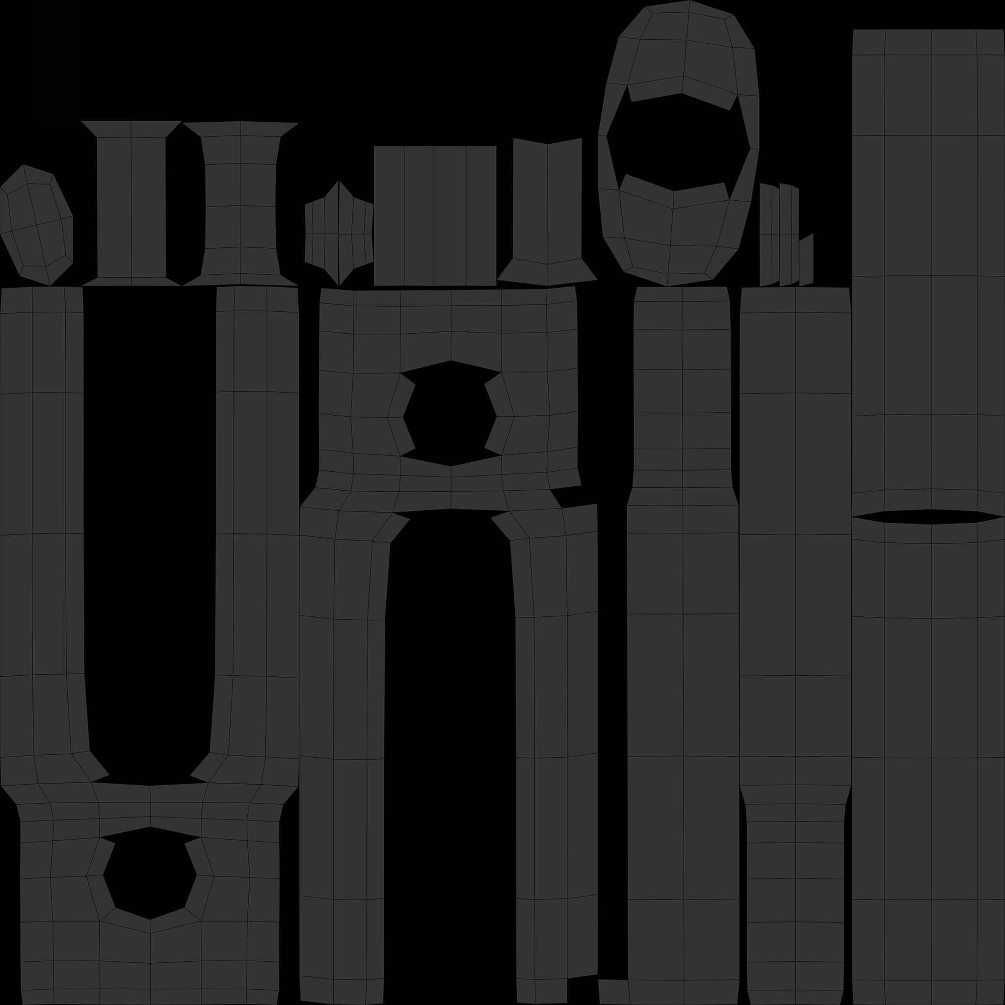 Modern Lamp 3D model_15