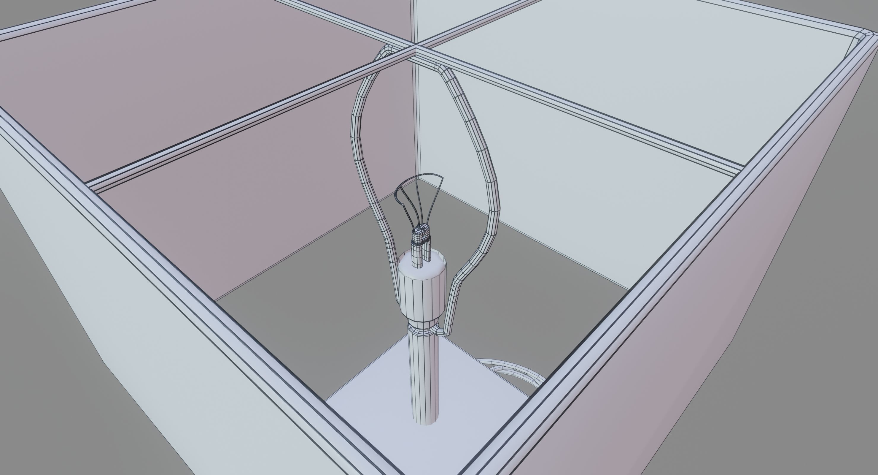 Modern Lamp 3D model_12