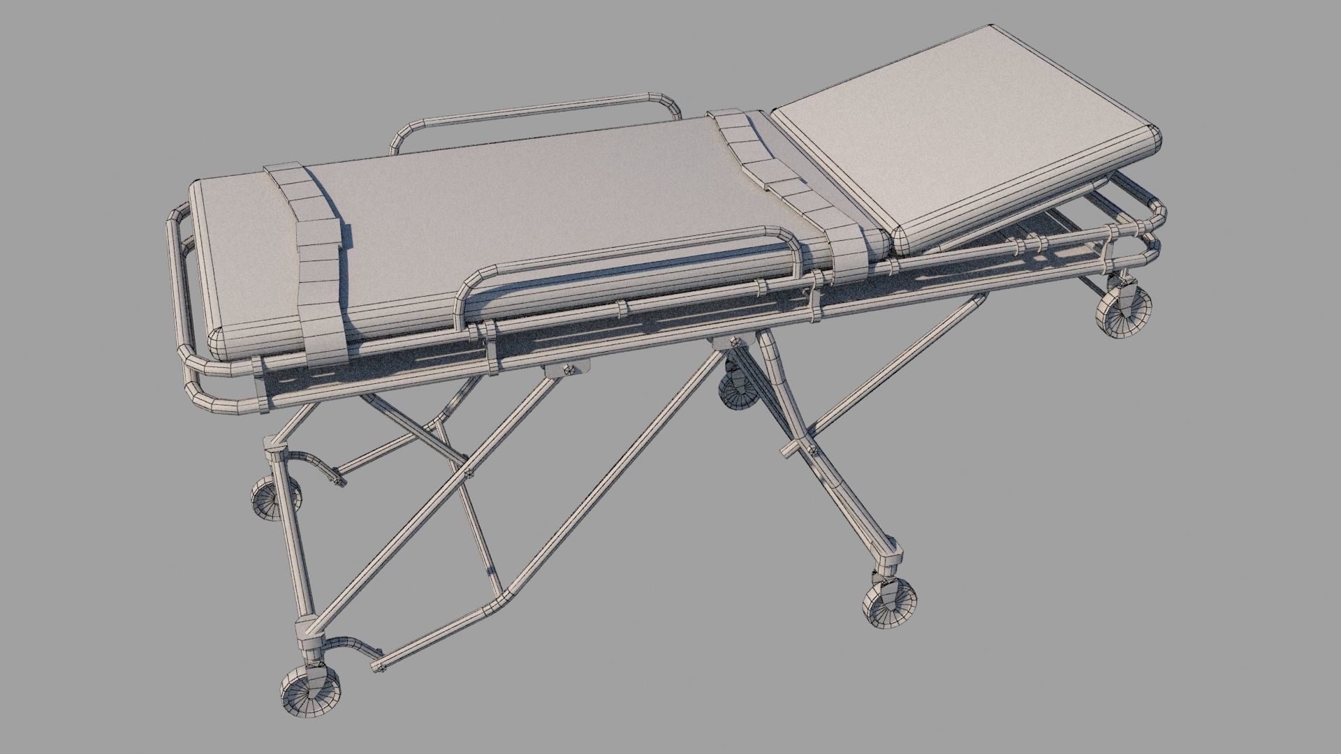 Horror Pathologist Room Set Low-poly 3D model_4