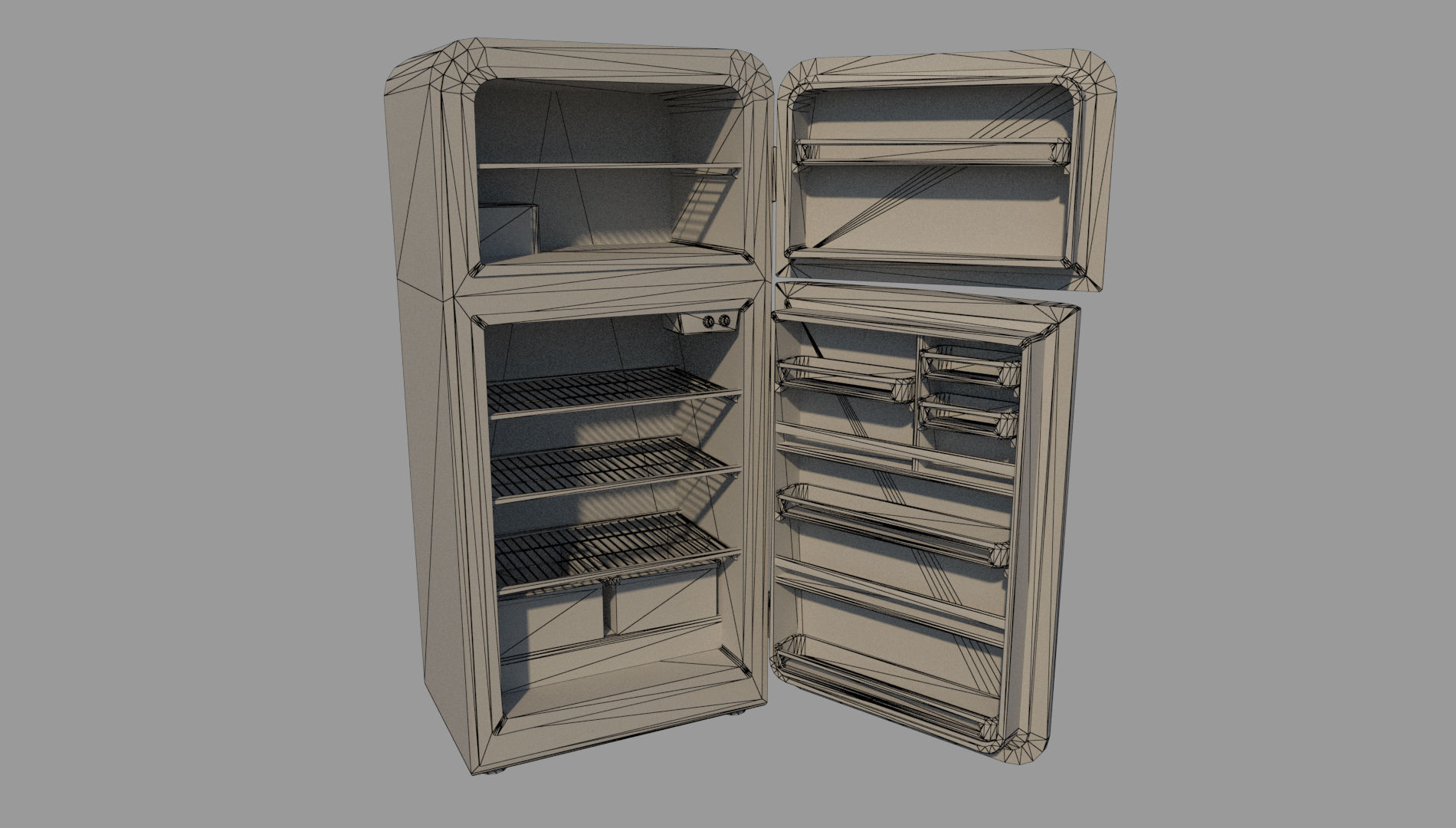 Horror Pathologist Room Set Low-poly 3D model_10