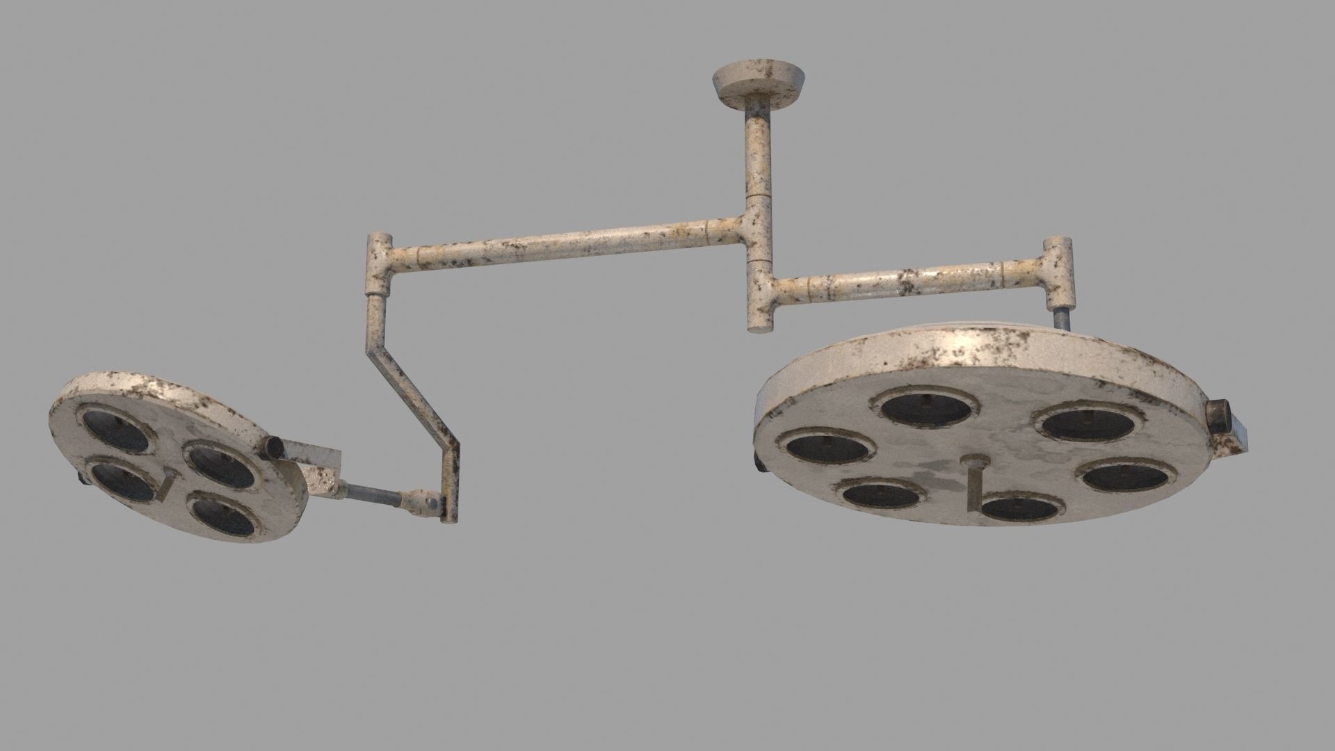 Horror Pathologist Room Set Low-poly 3D model_11