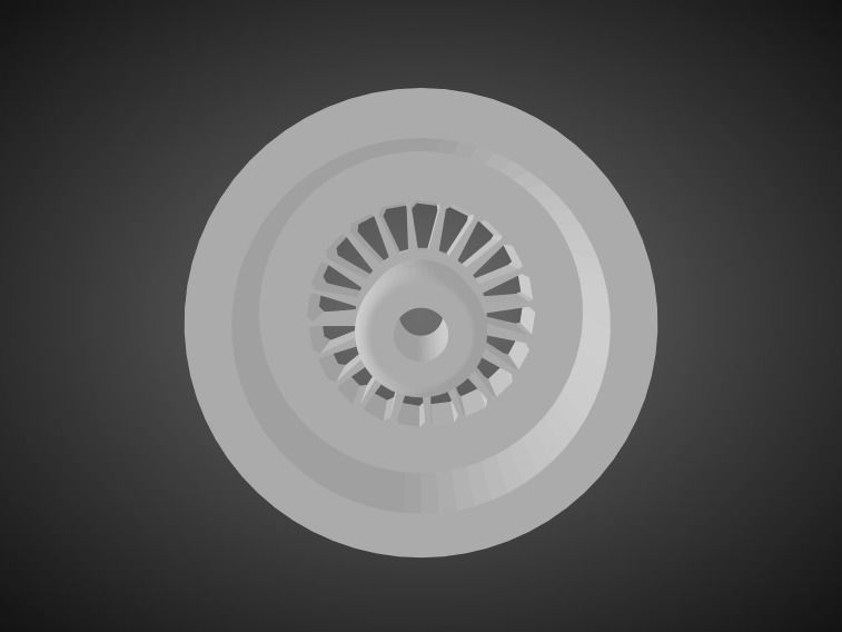 F52 Itegrale SC rims for Hot Wheels 3D print model_2