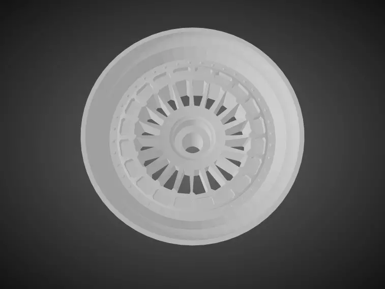 F52 Itegrale SC rims for Hot Wheels 3D print model_0