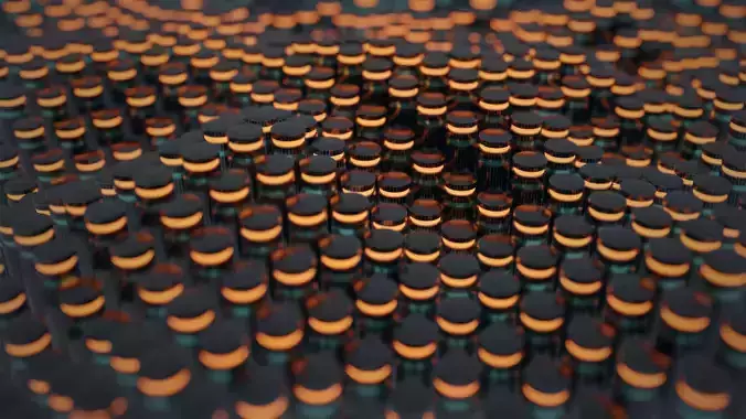 Cylinder Wave VJLoop 3D model