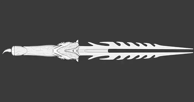 Predator Ceremonial Dagger 3D print model Predator Ceremonial Dagger 3D print model